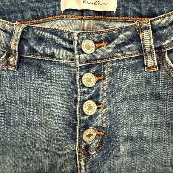 KanCan Blue Jeans with Distressed Details - Picture 3 of 6